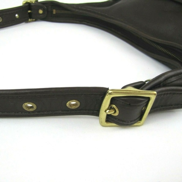 COACH Legacy 9058 Brown Leather Shoulder Bag Purse - Picture 6 of 8